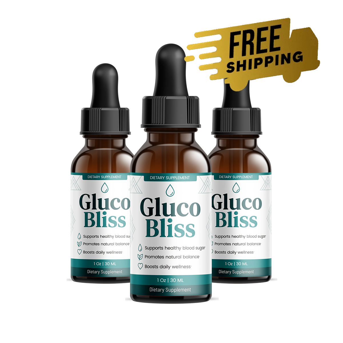 GlucoBliss 3 Bottles · 90-Day Supply
